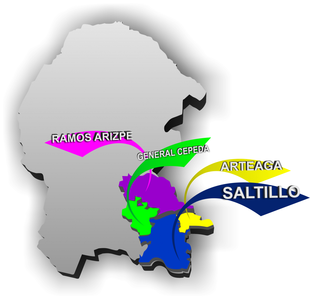 Sintético 1 Foto Mapa De Coahuila Con Nombres De Sus Municipios Cena